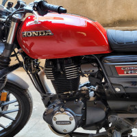 Red And Black Honda CB350RS