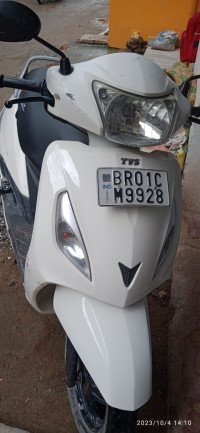 White TVS Jupiter