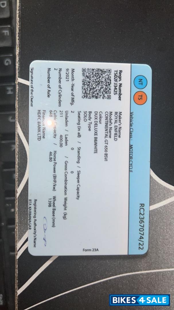 Royal Enfield Continental GT 650