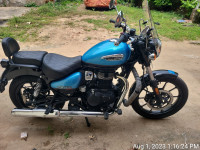 Blue Royal Enfield Meteor 350 Supernova
