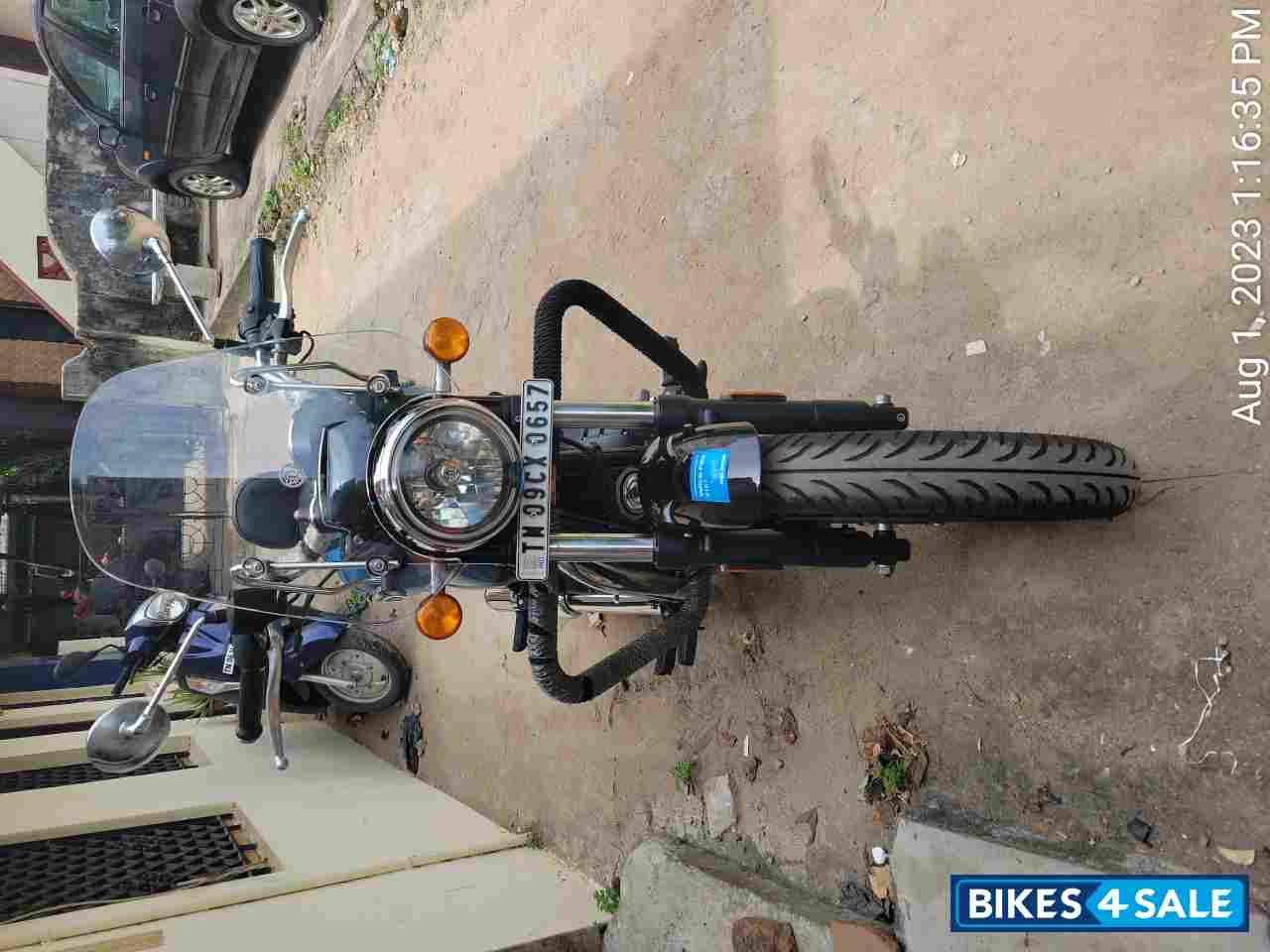 Blue Royal Enfield Meteor 350 Supernova