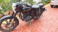Black Royal Enfield Classic 350 Dual Channel BS6