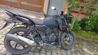 Black TVS Apache RTR 160