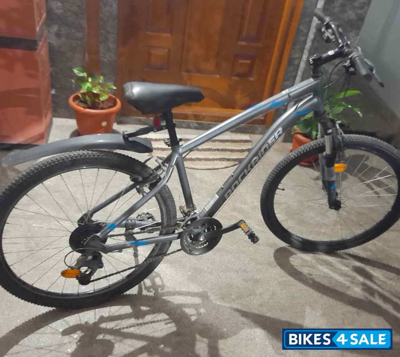 Grey Bicycle Decathlon