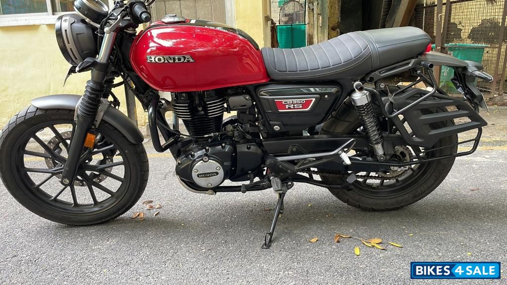 Red And Black Honda Hness CB350 DLX Pro