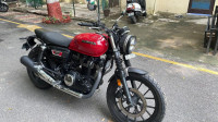 Red And Black Honda Hness CB350 DLX Pro