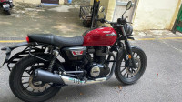 Red And Black Honda Hness CB350 DLX Pro