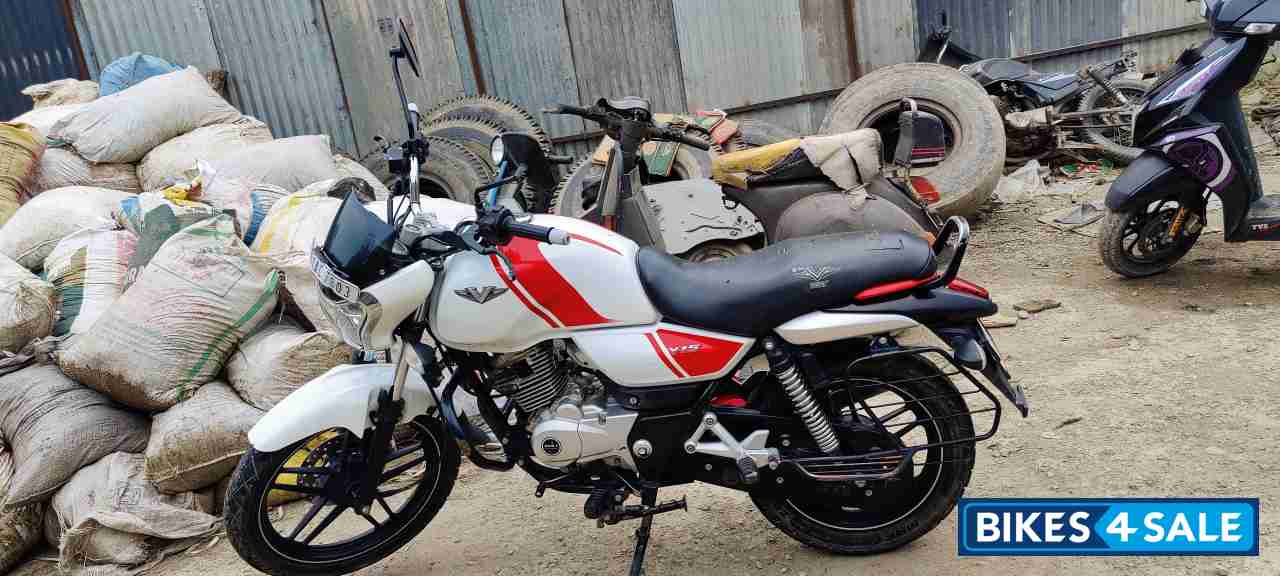 White And Red Bajaj V15