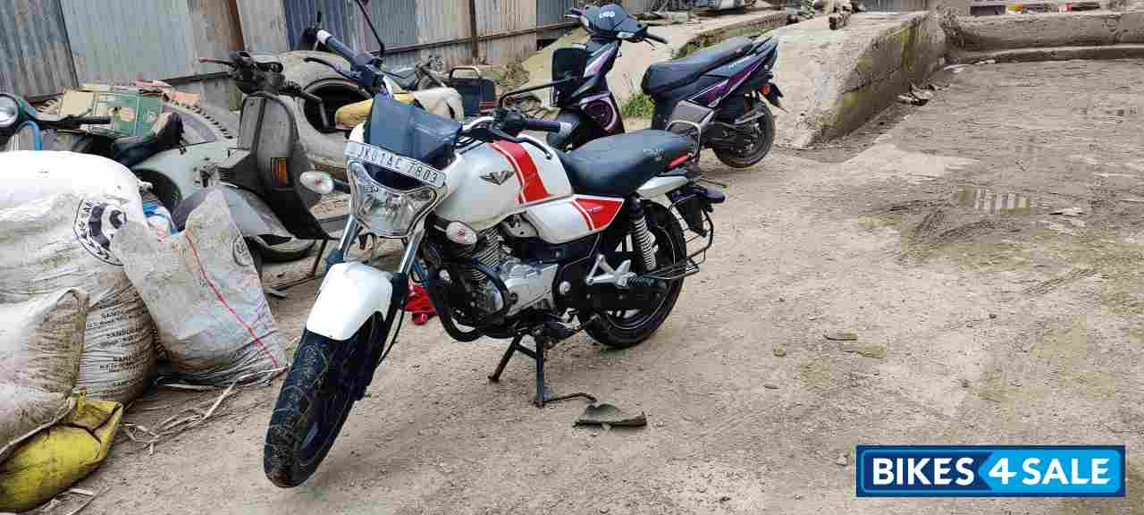 White And Red Bajaj V15