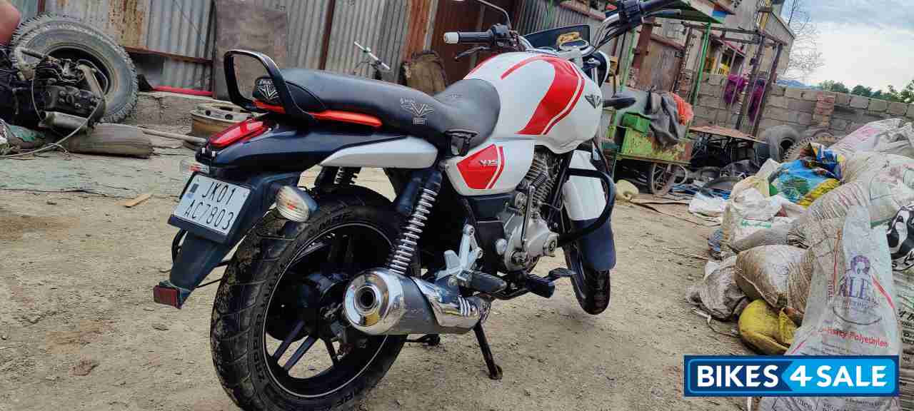 White And Red Bajaj V15