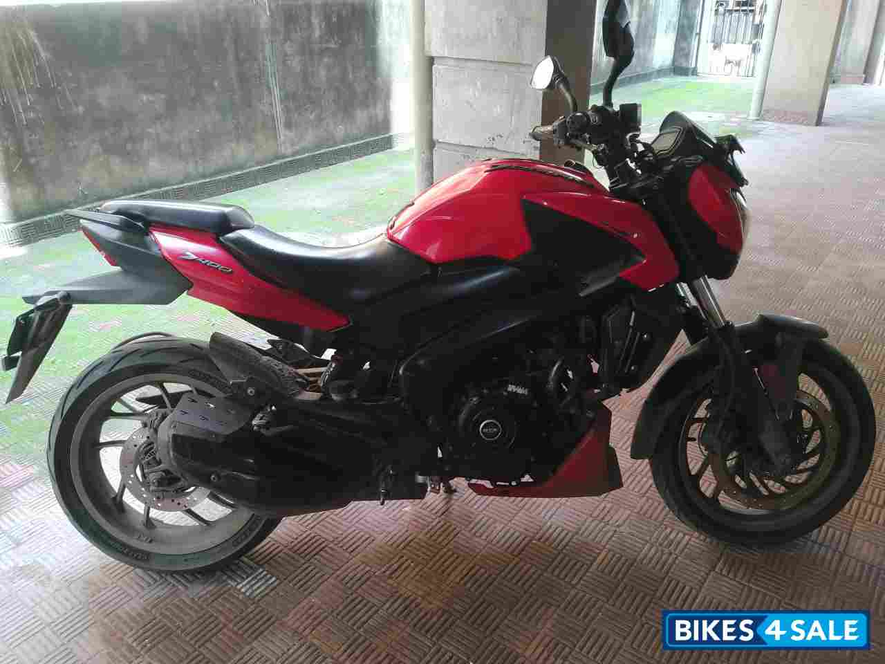 Red Black Golden Rim Bajaj Dominar 400 ABS BS6