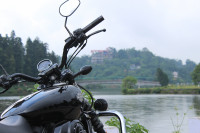 Glossy Black Harley Davidson Street 750