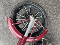 Maroon Royal Enfield Bullet 350 Twinspark