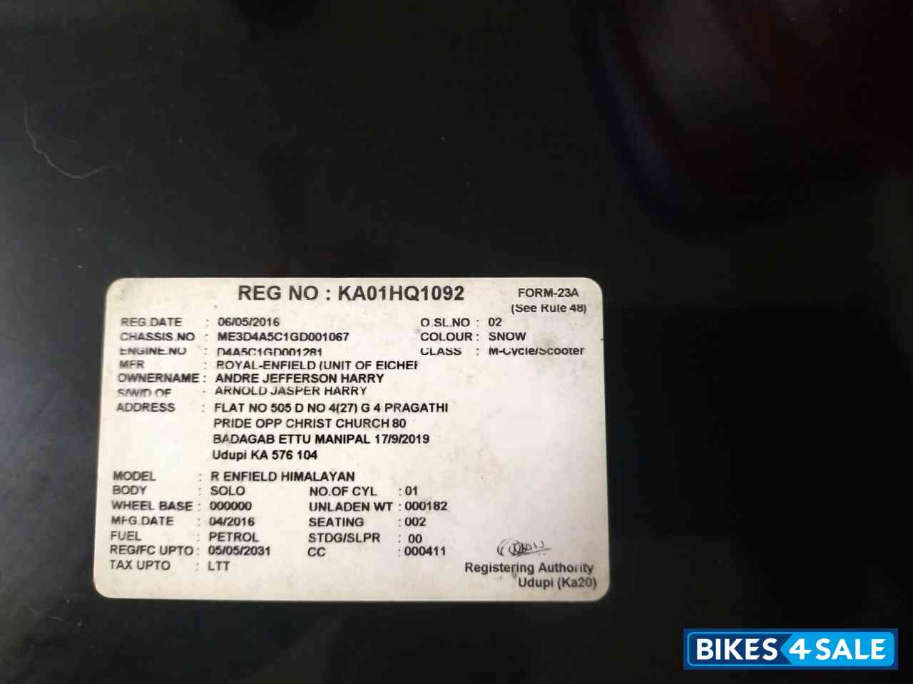 Royal Enfield Himalayan 450