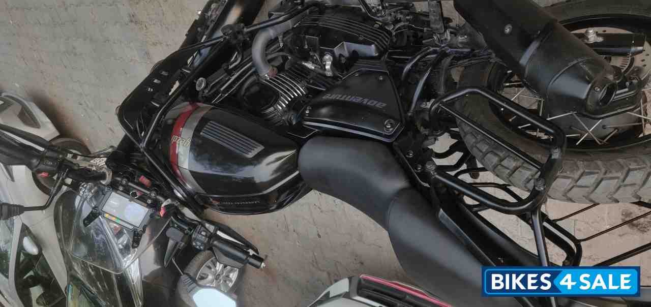 Black Yezdi Adventure Matte