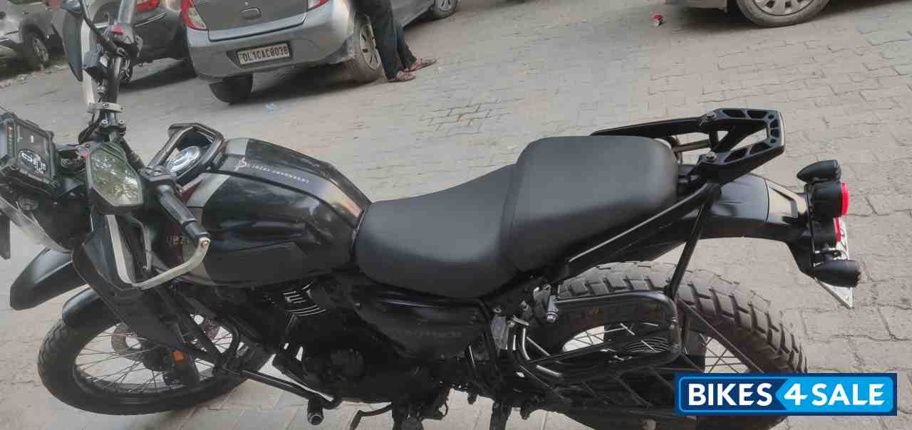 Black Yezdi Adventure Matte