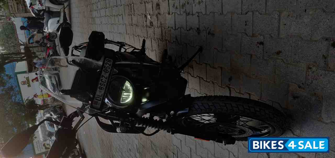 Black Yezdi Adventure Matte