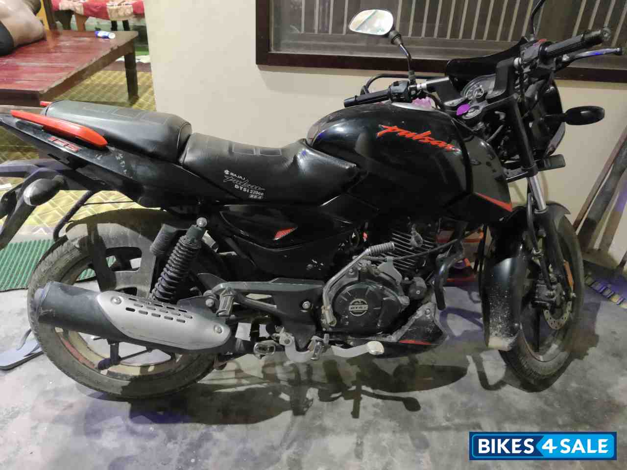 Black And Red Bajaj Pulsar 125 Neon BS6