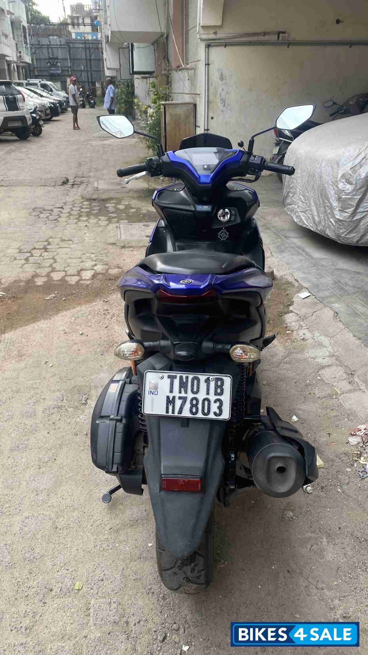 Racing Blue Yamaha Aerox 155