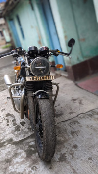 Blue Royal Enfield Continental GT 650