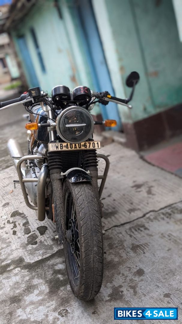 Blue Royal Enfield Continental GT 650