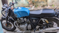 Blue Royal Enfield Continental GT 650