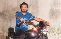 Smoke Gray Yezdi Roadster Dark