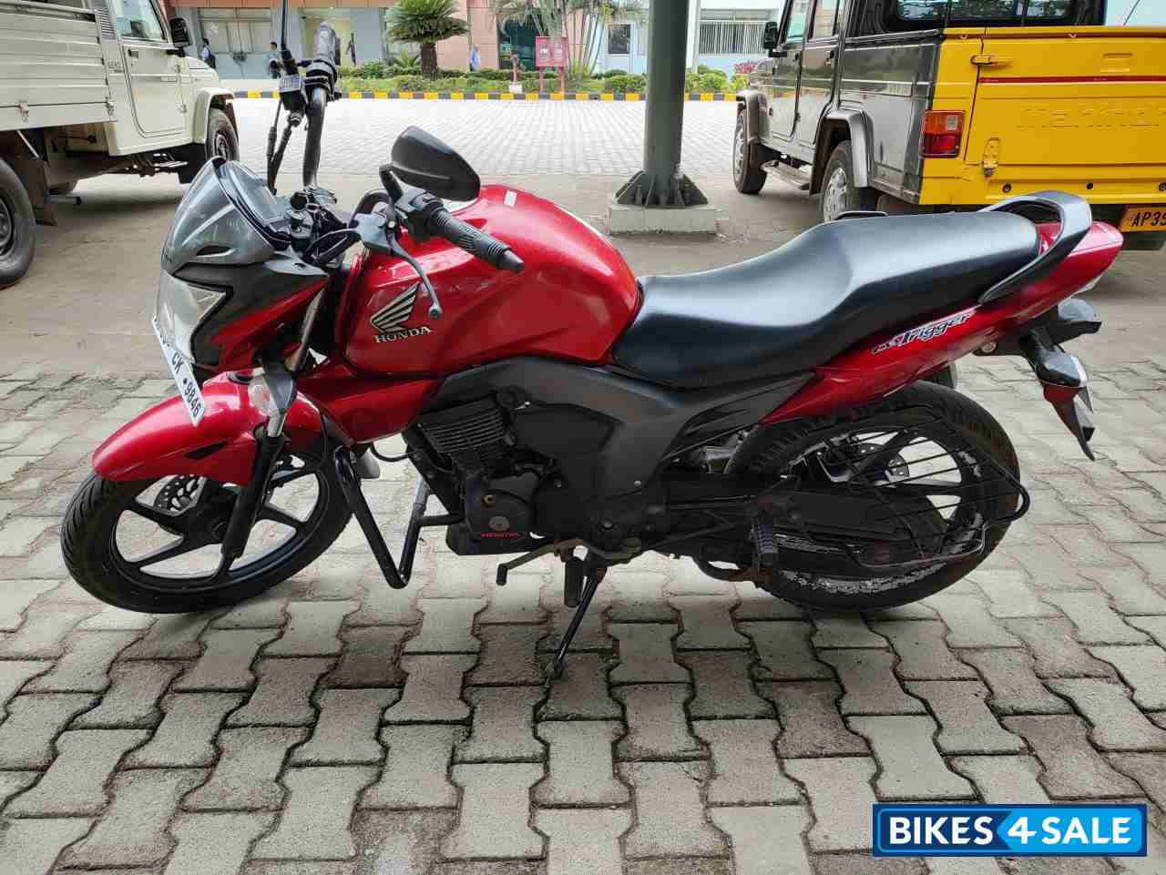 Red Honda CB Trigger