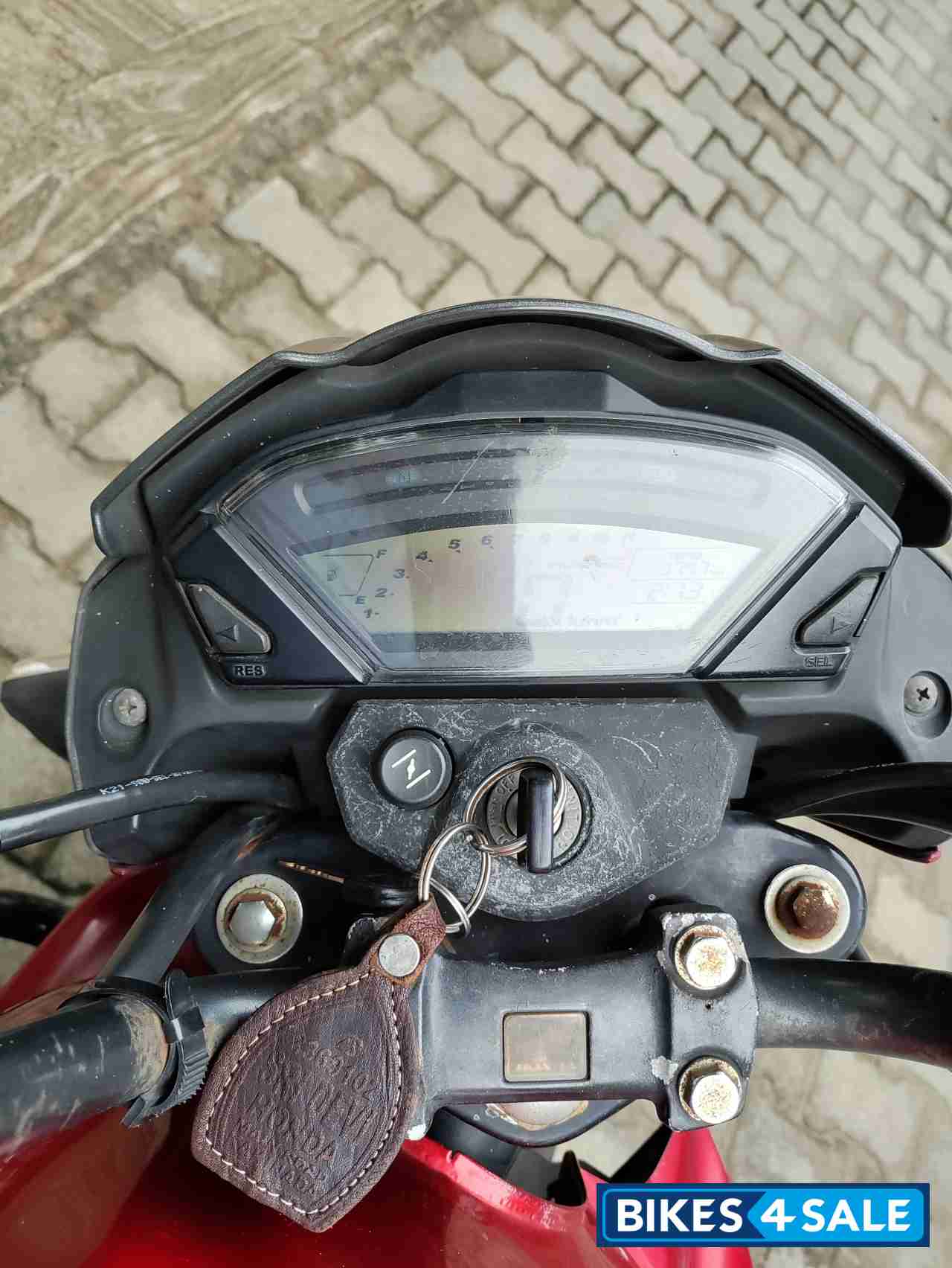 Red Honda CB Trigger