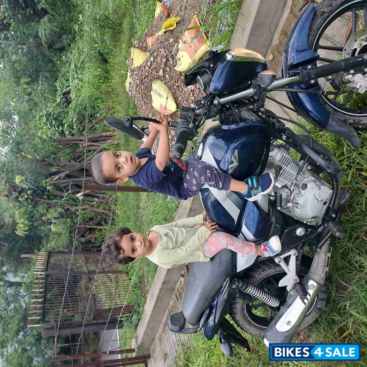 Blue Bajaj V15 Blue Bajaj V15