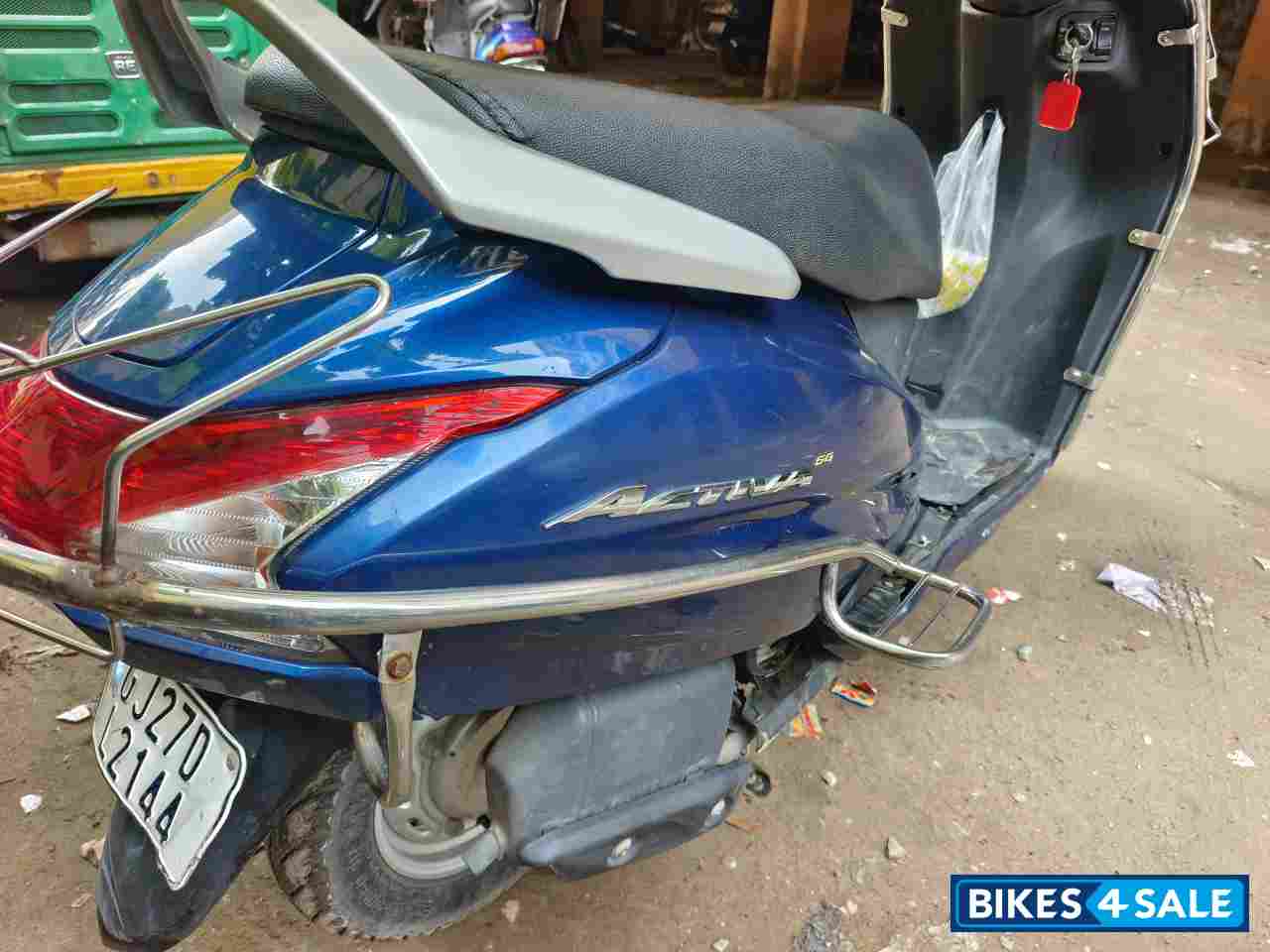 Blue Honda Activa 6G Dlx