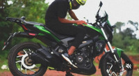 Green Bajaj Dominar 400 ABS BS6