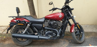 Red Harley Davidson Street 750