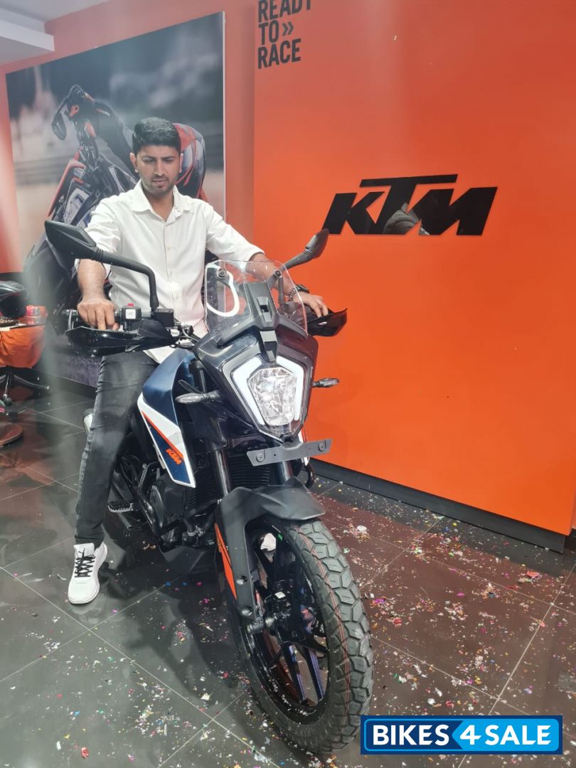 Blue KTM 250 Adventure 2022