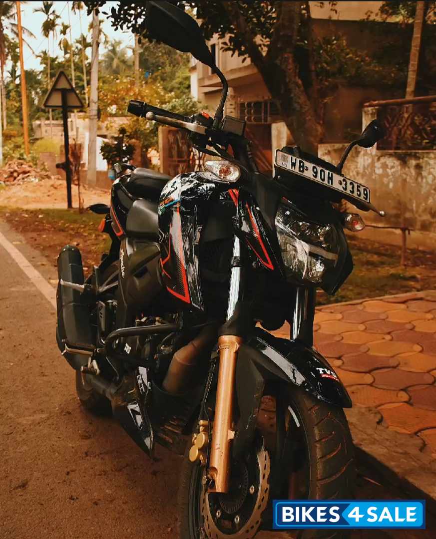 Black TVS Apache