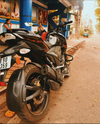 Black TVS Apache