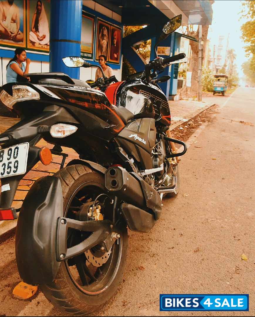 Black TVS Apache