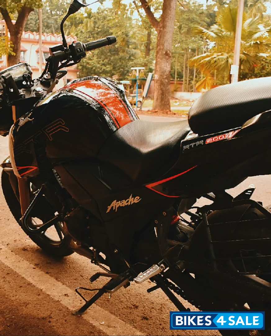 Black TVS Apache