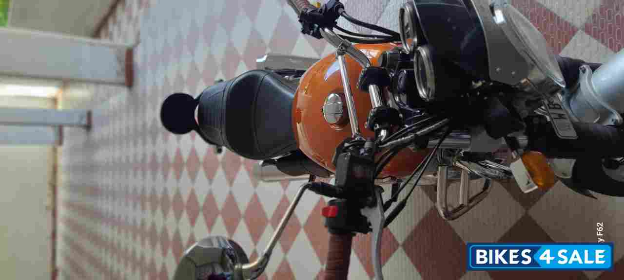 Orange Crush Royal Enfield Interceptor 650 Twin