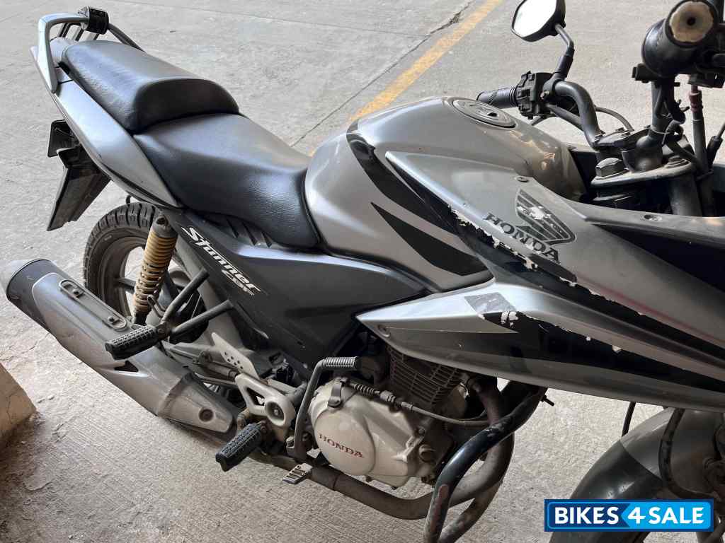 Silver Honda CBF Stunner