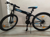 Blue And Black Bicycle