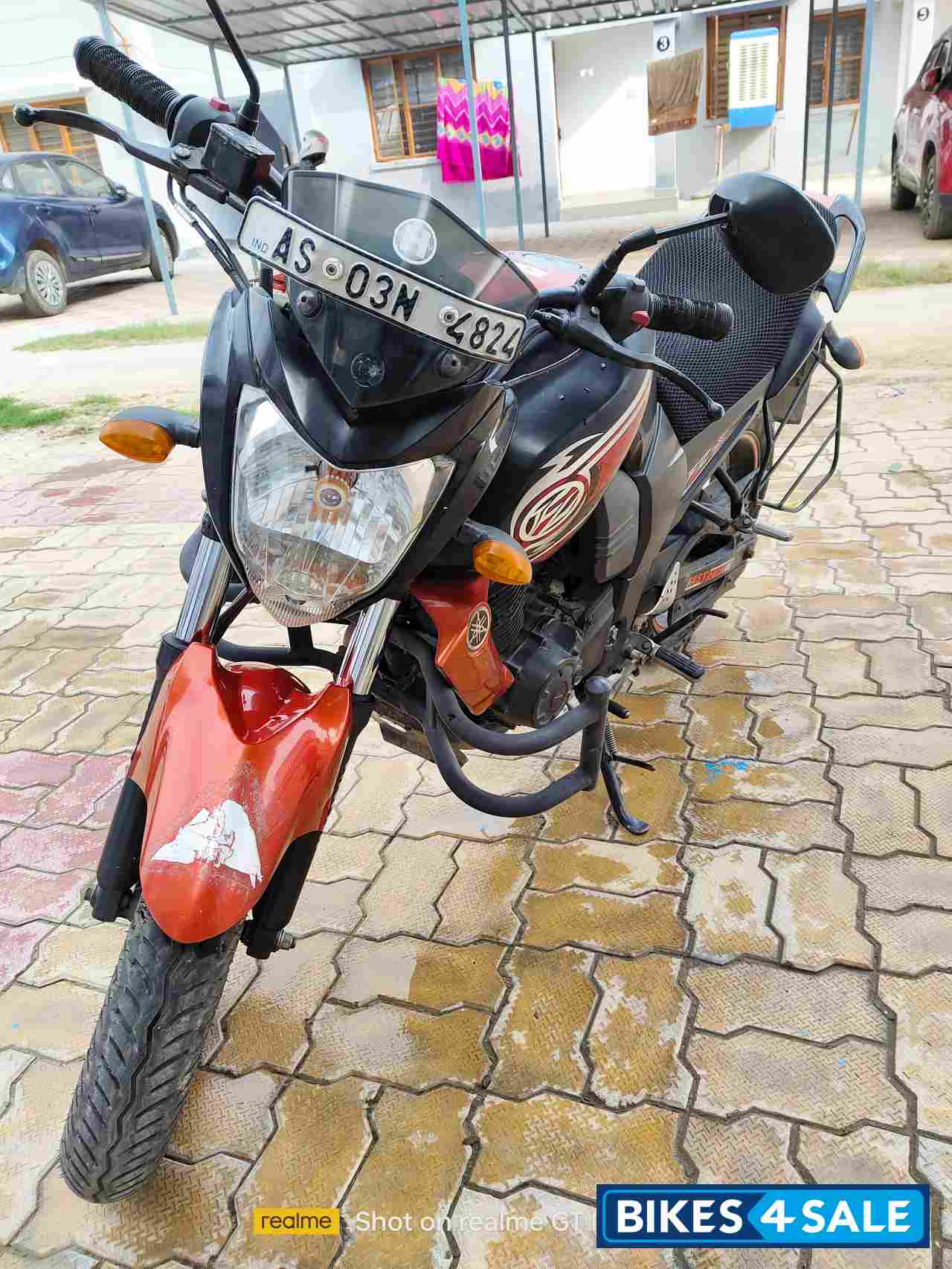 Orange Fire Yamaha FZ-S