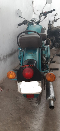 Blue Royal Enfield Bullet 500