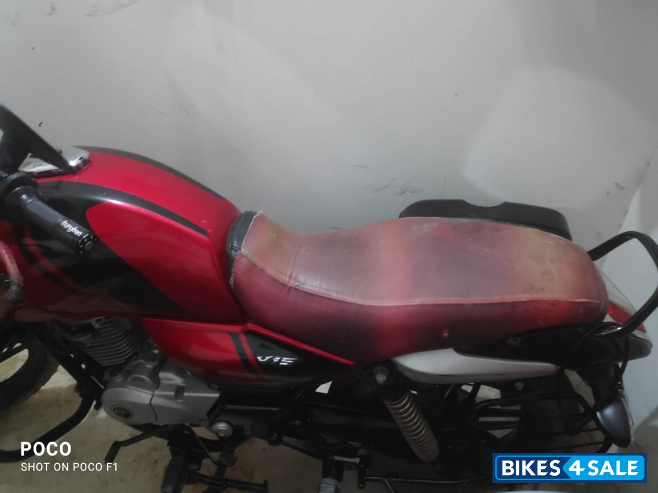 Wine Red Bajaj V15