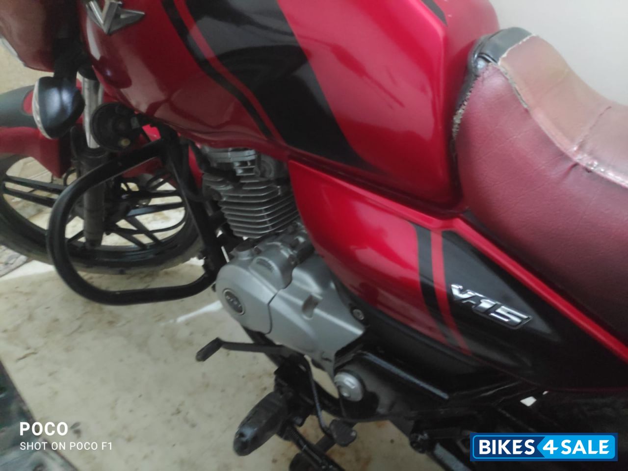 Wine Red Bajaj V15