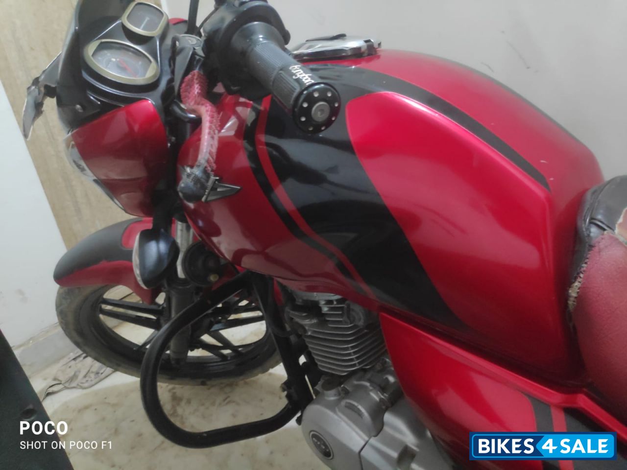 Wine Red Bajaj V15