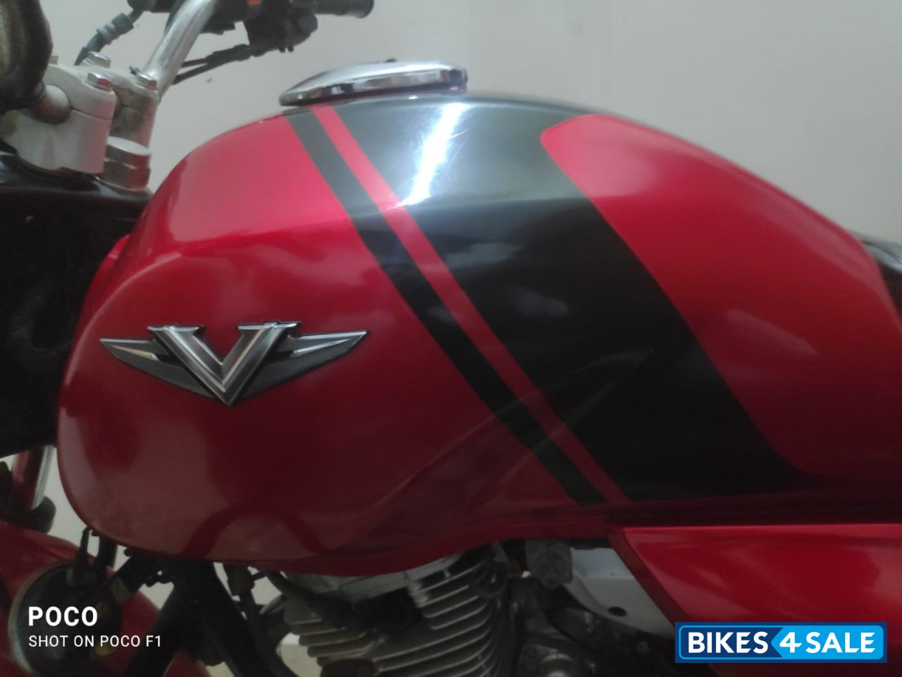 Wine Red Bajaj V15