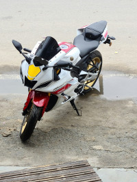 Red And White Yamaha R15M WGP 60th Anniversary Edition