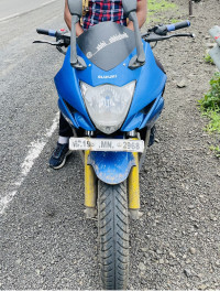 Blue Suzuki Gixxer SF Fi