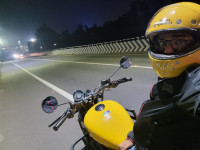 Yellow Royal Enfield Meteor 350 Fireball